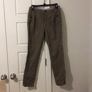 MNG utility style trousers olive colored size 4